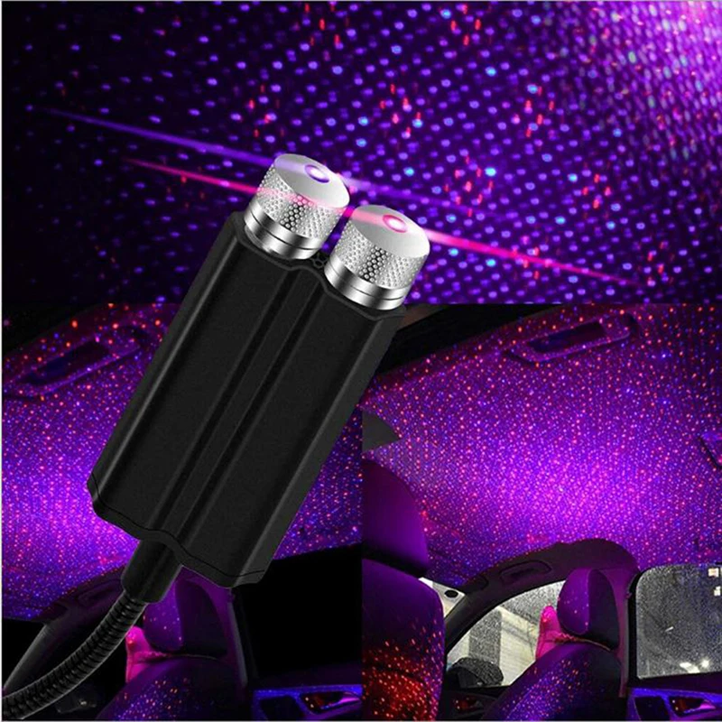

Car Roof Star Light LED Starry Atmosphere Ambient Projector Galaxy Lights