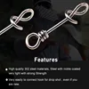 ESFISHING  30pcs Quick Lock Snap Fishing Connector Fishhook Lure Tackle Pesca Fishing Accessories ► Photo 2/4