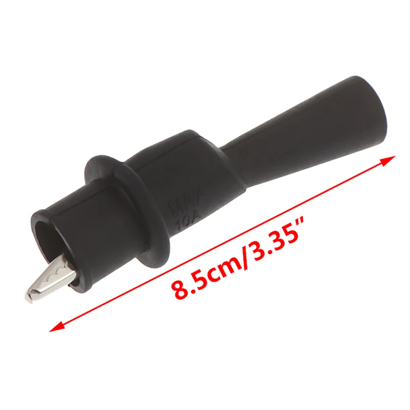 2pcs New Insulated MultiMeter Test Lead Meter Alligator Clip Crocodile Clamp Probe Red+ Black For Test Tool Accessory