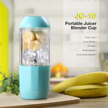 

380ml Portable Blender Mixer USB Charging Mode Small Mini Juicer Extractor Household Whisk Fruits Juice Machine Smoothie Maker