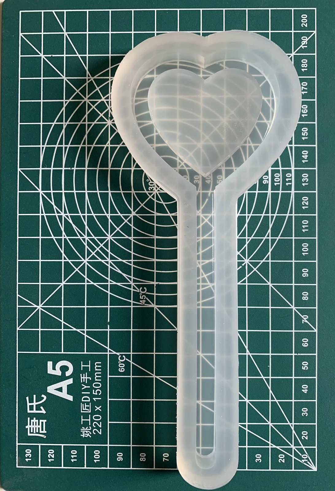 Wsy-195 Magic Star Stick Quicksand Mold Resin Moon Heart Waver Shaker Mold Stampo In Silicone Stampo Per Replica Fatto A Mano