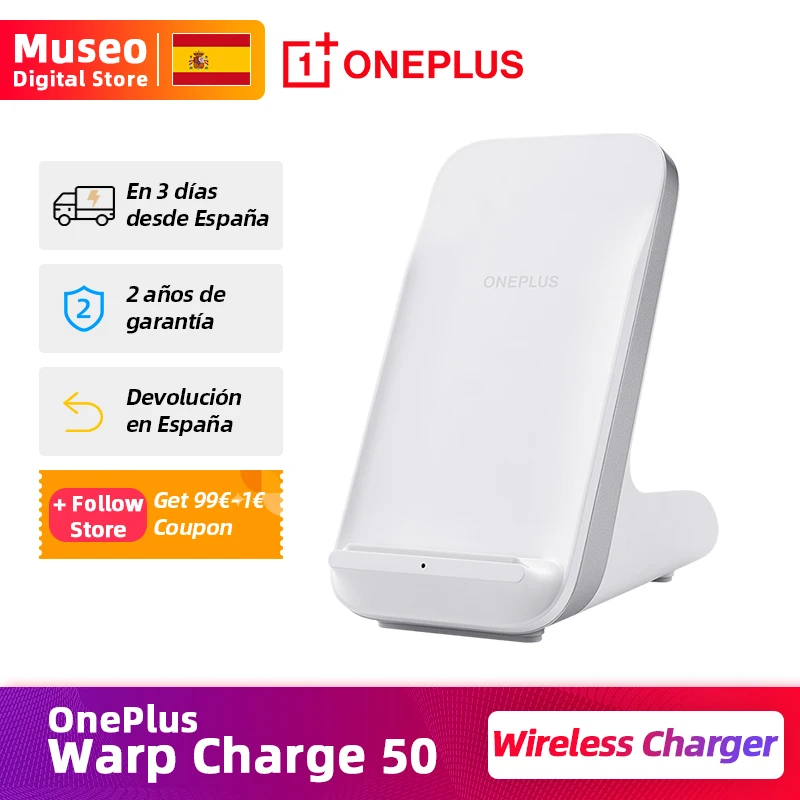Оригинальное Беспроводное зарядное устройство OnePlus Warp Charge 50 быстрая зарядка Вт