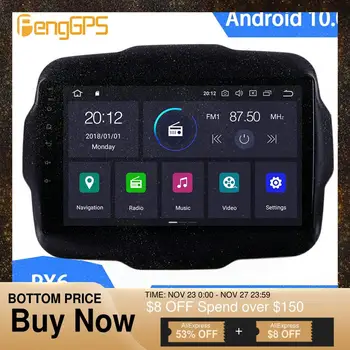 

Android 10 Car DVD Player for Jeep Renegade 2014-2018 Touchscreen Multimedia Head Unit Auto Radio GPS Navi Mirror Link PX6 1080p