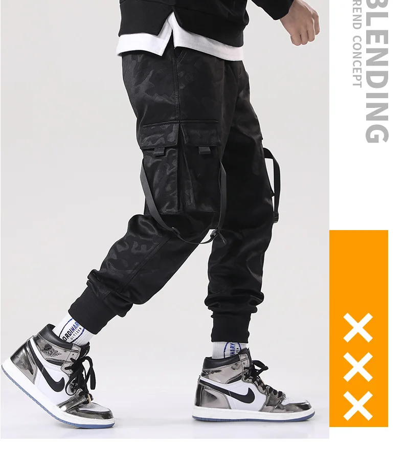 Camouflage Pants MEN'S Overalls Autumn Popular Brand Ankle Banded Pants Sub-Men's Loose-Fit Korean-style Trend Versatile Handsom