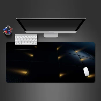 

Personality Art Regular Grid Mouse Pad Notebook Professional Office Keyboard Mouse Pad Natural Rubber Desktop Cool Play Game Mat