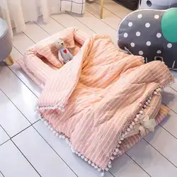 Хлопковые детские кроватки-трансформер для маленьких мальчиков и девочек, комплекты постельного белья для новорожденных, портативная