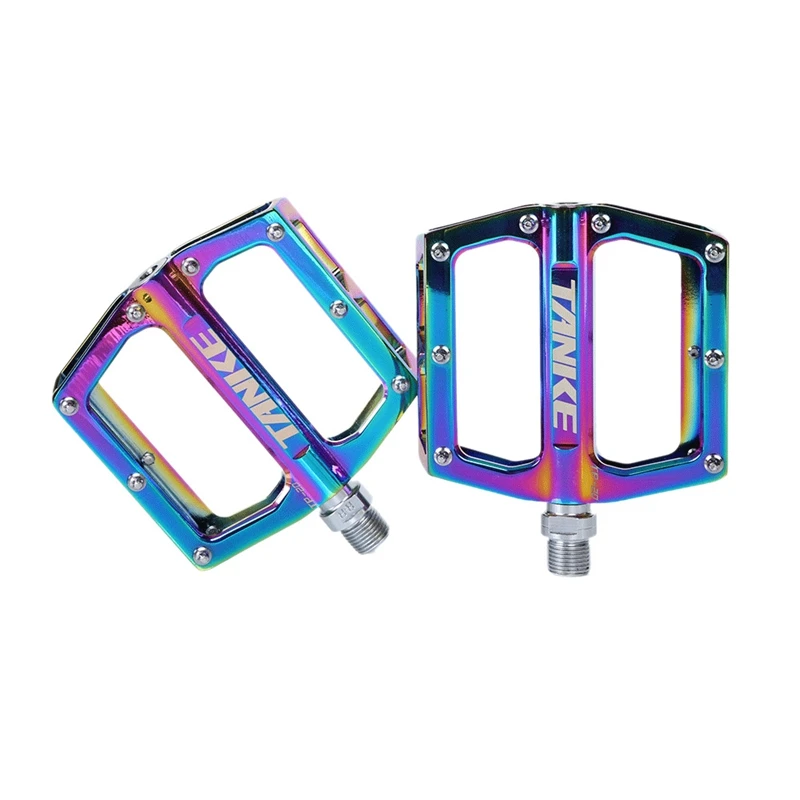 TANKE Bicycle Pedals TP-20 Ultralight Aluminum Alloy Colorful Hollow Anti-Skid Sealed Bearing MTB Bike Accessories | Спорт и
