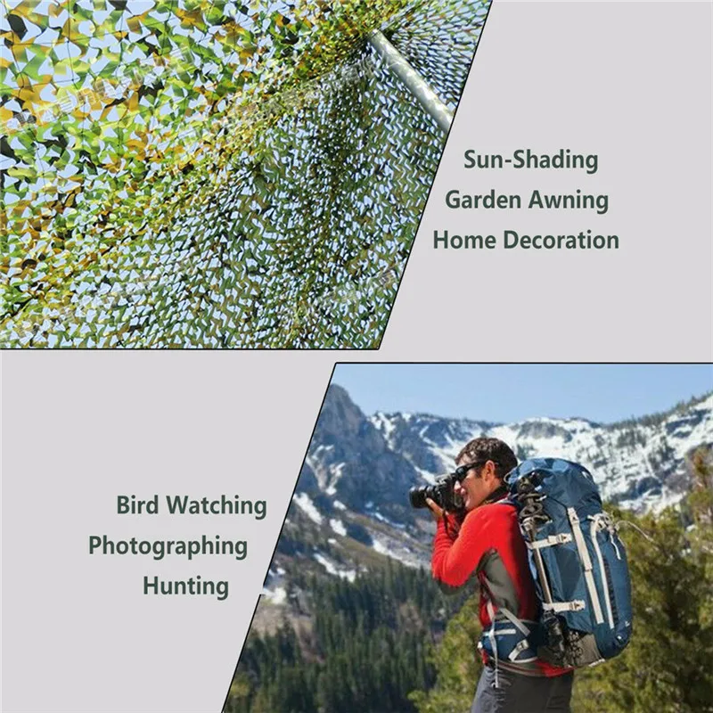 Kaufen Camouflage Nets Jagd Military Woodland Camouflage Camo Armee Net Verstecken Netting Auto Abdeckung Zelt Schatten Camping Jagd Sun Shelter