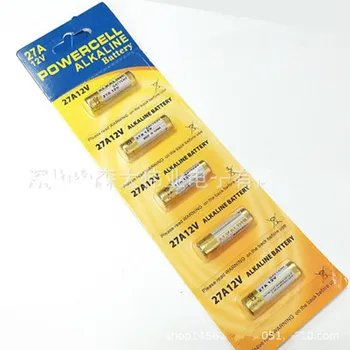 

5pcs 12V 27A Alkaline Battery G27A MN27 MS27 GP27A A27 L828 V27GA ALK27A A27BP K27A VR27 R27A For Doorbell alarm remote control