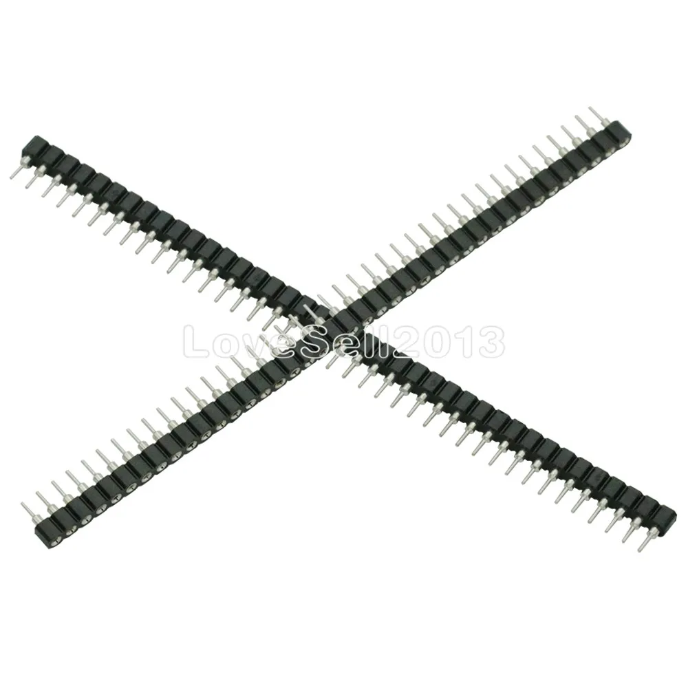 5PCS NEW 2.54mm Pin Header Female Single Row 40 Round Connector 1x40 | Электроника