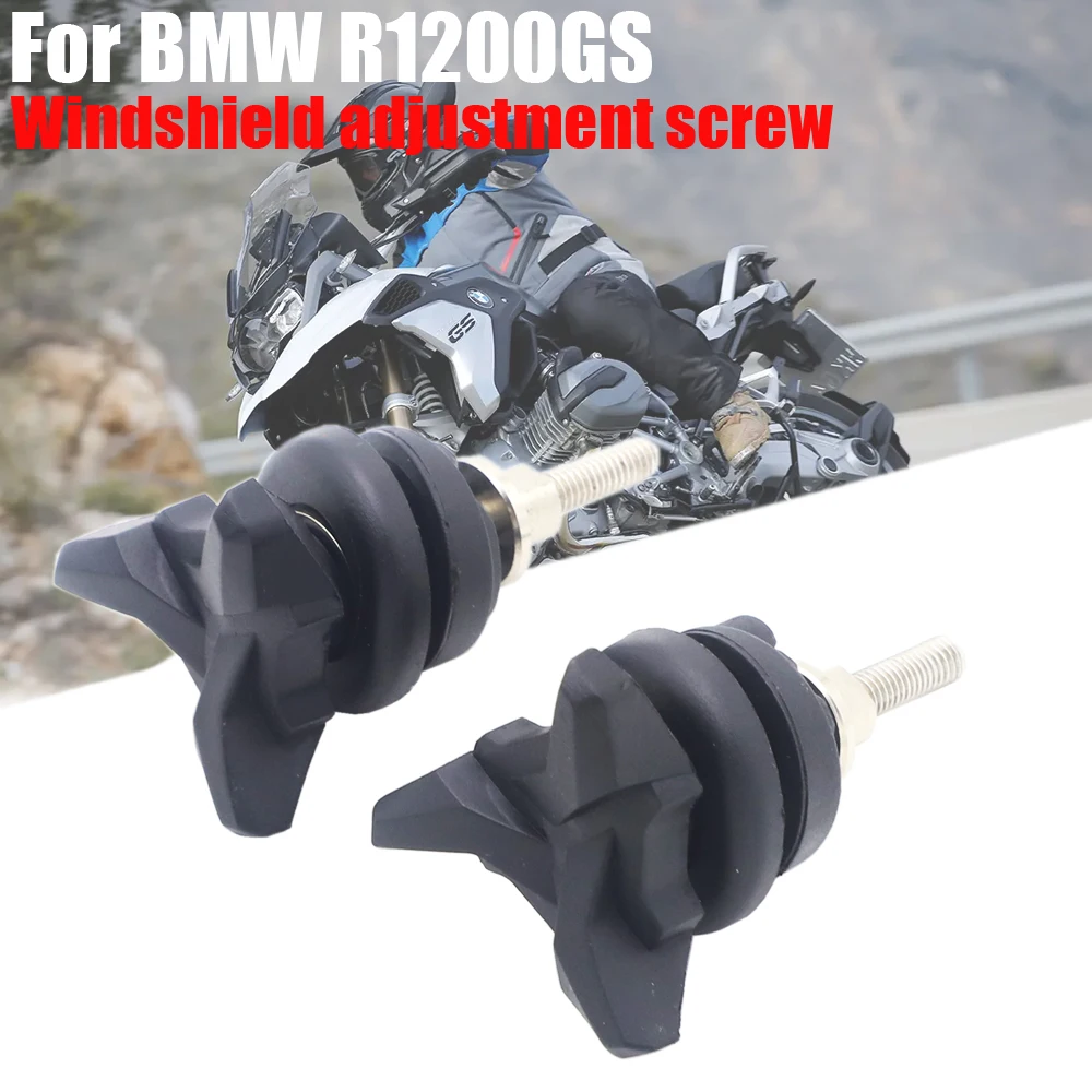 

for BMW R 1200 GS R1200GS ADV Adventure 2004 - 2016 04 Motorcycle Windshield Adjustment Screw WindScreen Mount Clip Clamp Bolt
