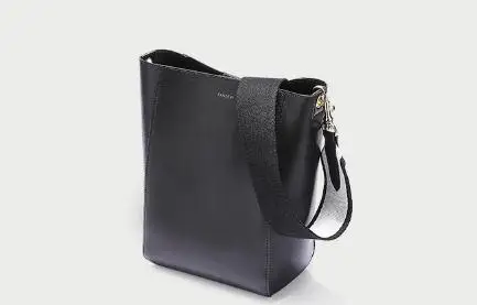 Новинка года; модная передовая кожаная сумка-ковш; PackAAA190 - Цвет: Черный