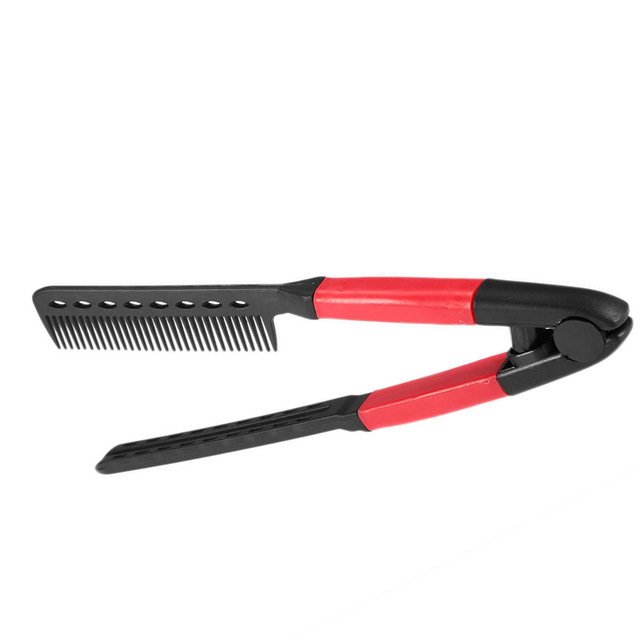 Shape Folding Hair Comb Hair Straightening Comb Brush Salon Hairdresser Styling Tool Barber Multi-function Hair Cutting Comb