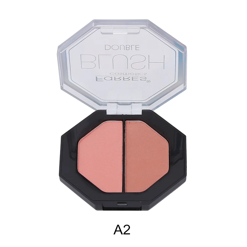 2 Colors Highlighter Palette Face Makeup Waterproof Long Lasting Brighten Skin Color Bronzer Powder Pallete Face Beauty - Цвет: 2