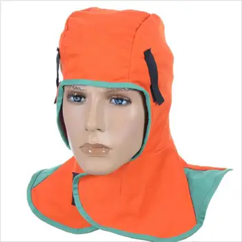 

Washable Flame Retardant Helmet Comfort Breathable Welding Neck Face Protection Hat Hood For Welder Head Cap Cover Mayitr