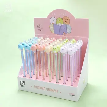 

48pcs Cute Gel Pen Super Kawaii rabbit bear Pens for School Cute Office Supplies Japanese Stationery Cute Accessories Kids