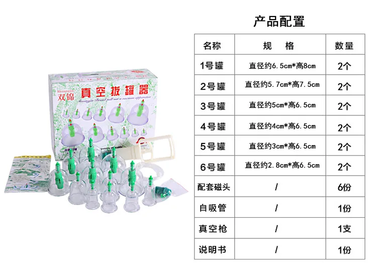 latas de vácuo bancos terapia magnética chinesa