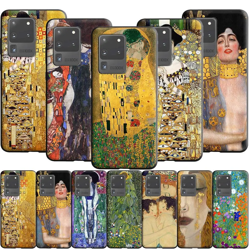 Силиконовый чехол Gustav Klimt для Samsung Galaxy Note 20 10 9 8 S20 Fe S10 S10E S9 S8 Plus Ultra Lite S7 Edge |