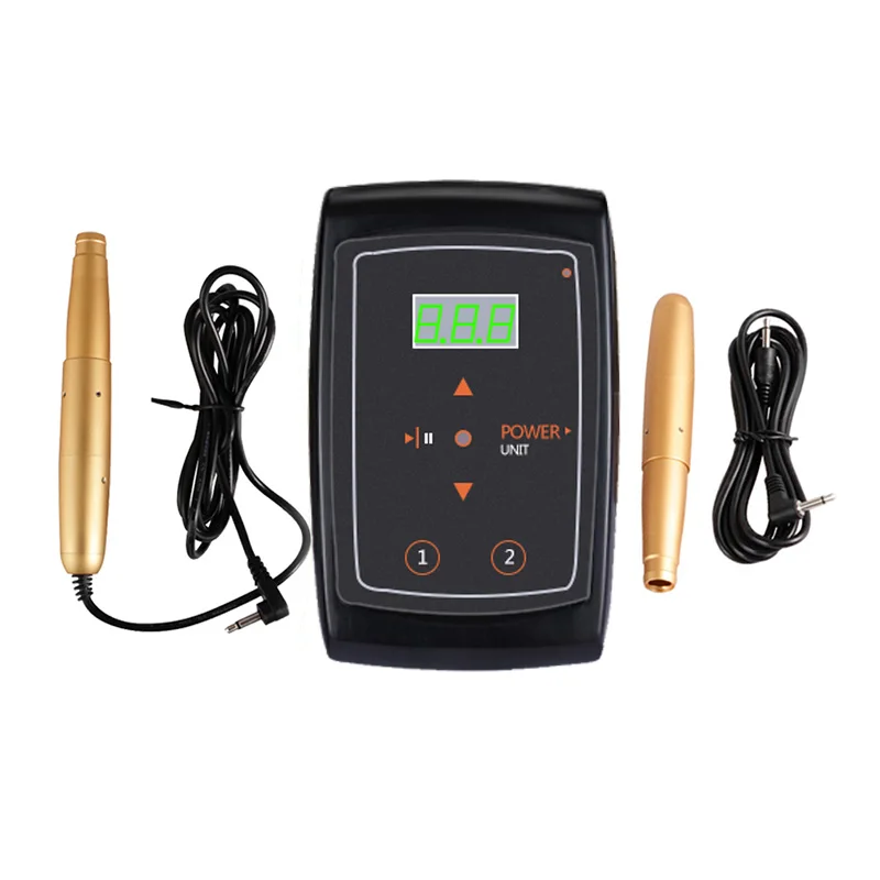 Новейшая машина для перманентного макияжа, Золотая машинка для татуировки, ручка, швейцарский мотор для боди-арта, Перманентный макияж, тату, поставка, Прямая поставка