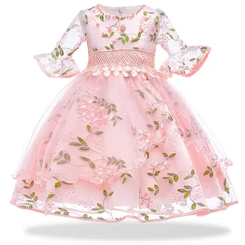 

2020 new Children's wear girl's summer dress Girl's birthday party dress Prom Dresses Wedding Halloween dress 4-10 years old