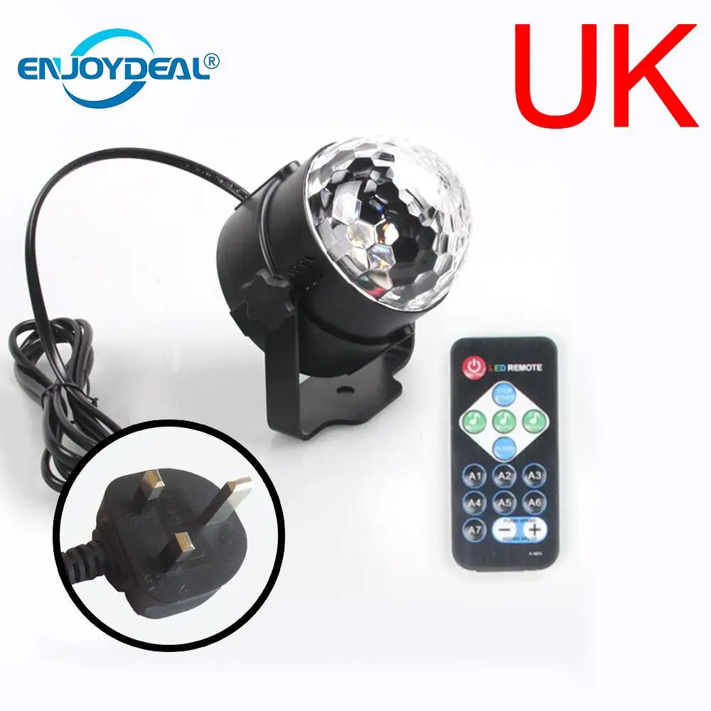 

Led DJ Disco Light Stage Lights RBG Ball Stage Lamp Sound Activated Laser Projector effect Lamp Light Music Christmas Party Bar