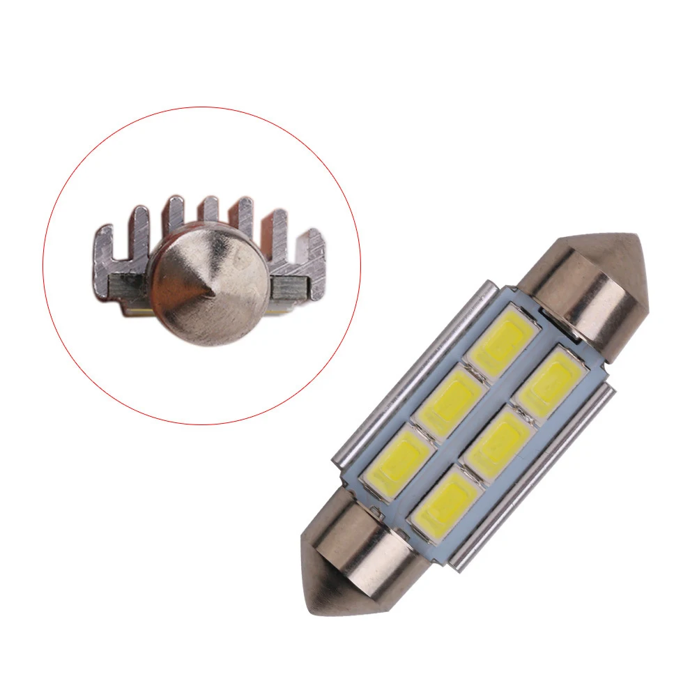 1 шт. фестон CANBUS 31 мм 36 39 41 C5W Led безотказсветодиодный 5630 5730 6 светодиодов Smd лампы