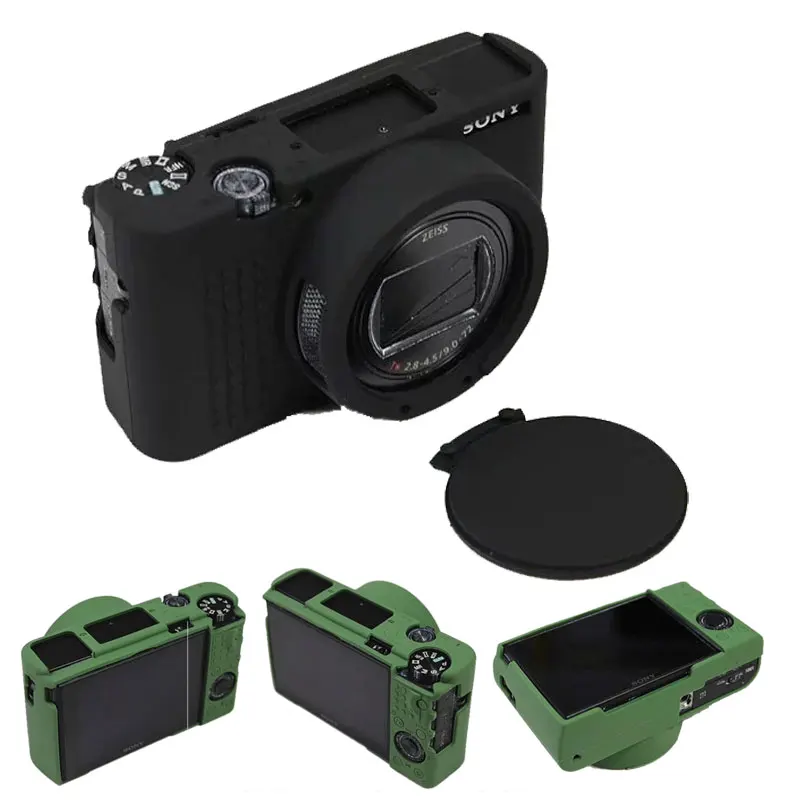 Nizza Silicone Cassa Della Macchina Fotografica Per Sony Cyber-Shot Dsc-Rx100 Vii Rx100Vii Rx100 Mark Vii Rx100M7 Di Gomma Della Copertura Della Pelle