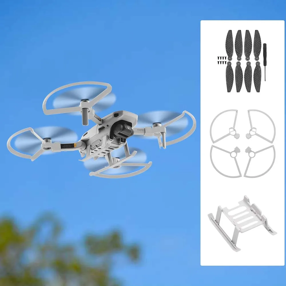 Buy For DJI Mavic Mini Drone Replacement Accessory Carbon Fiber 4726 Propeller Propeller Protector Landing Gear Extensions Leg