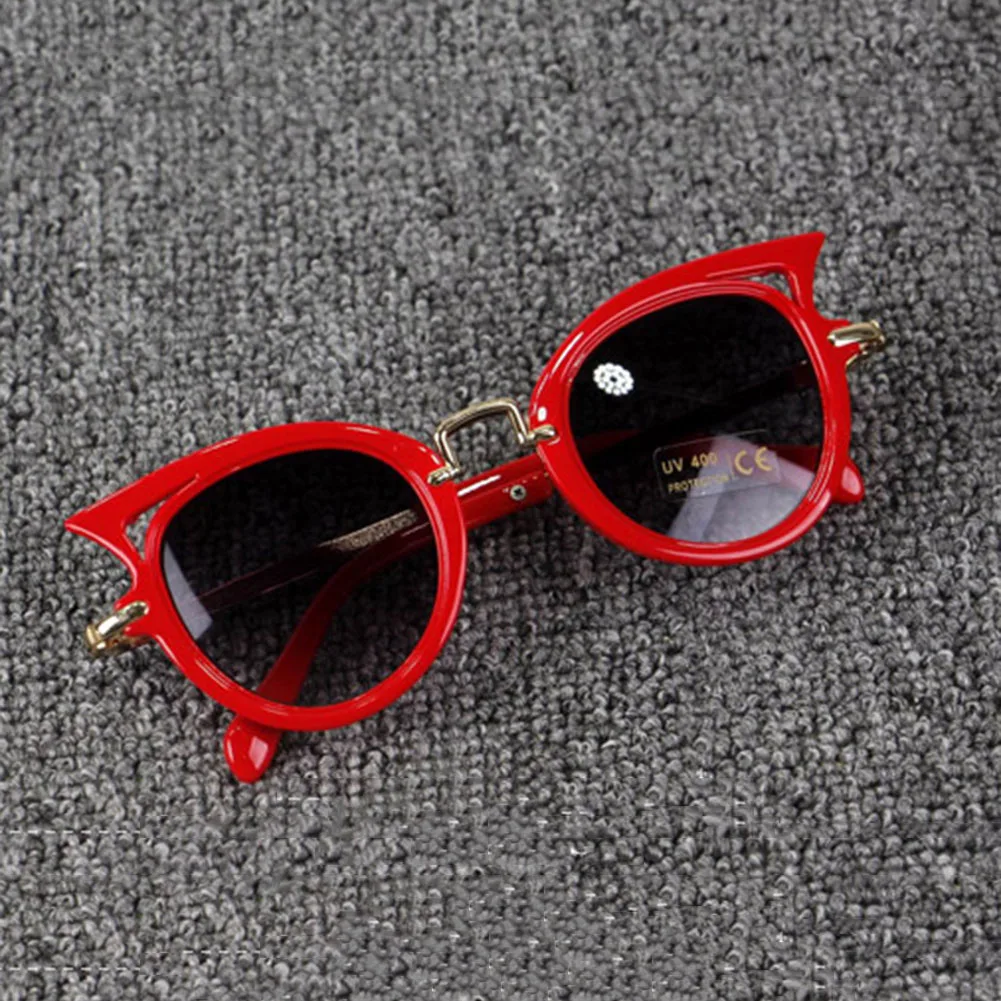 2020 детские солнцезащитные очки для девочек брендовые Детские кошачий глаз