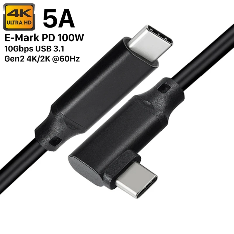USB C Kabel 10Gbps, flache Band USB-C 3,1 Gen 2 USB-A Android Auto Kabel,  3A Typ C Ladegerät Schnelle Lade Sync Daten Transfer Kabel