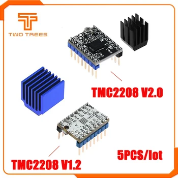 

5pcs TMC2208 Stepping Motor Mute Driver Stepstick replace TMC2100 Driver with Ceramic screwdriver for SKR V1.3 Controller Board
