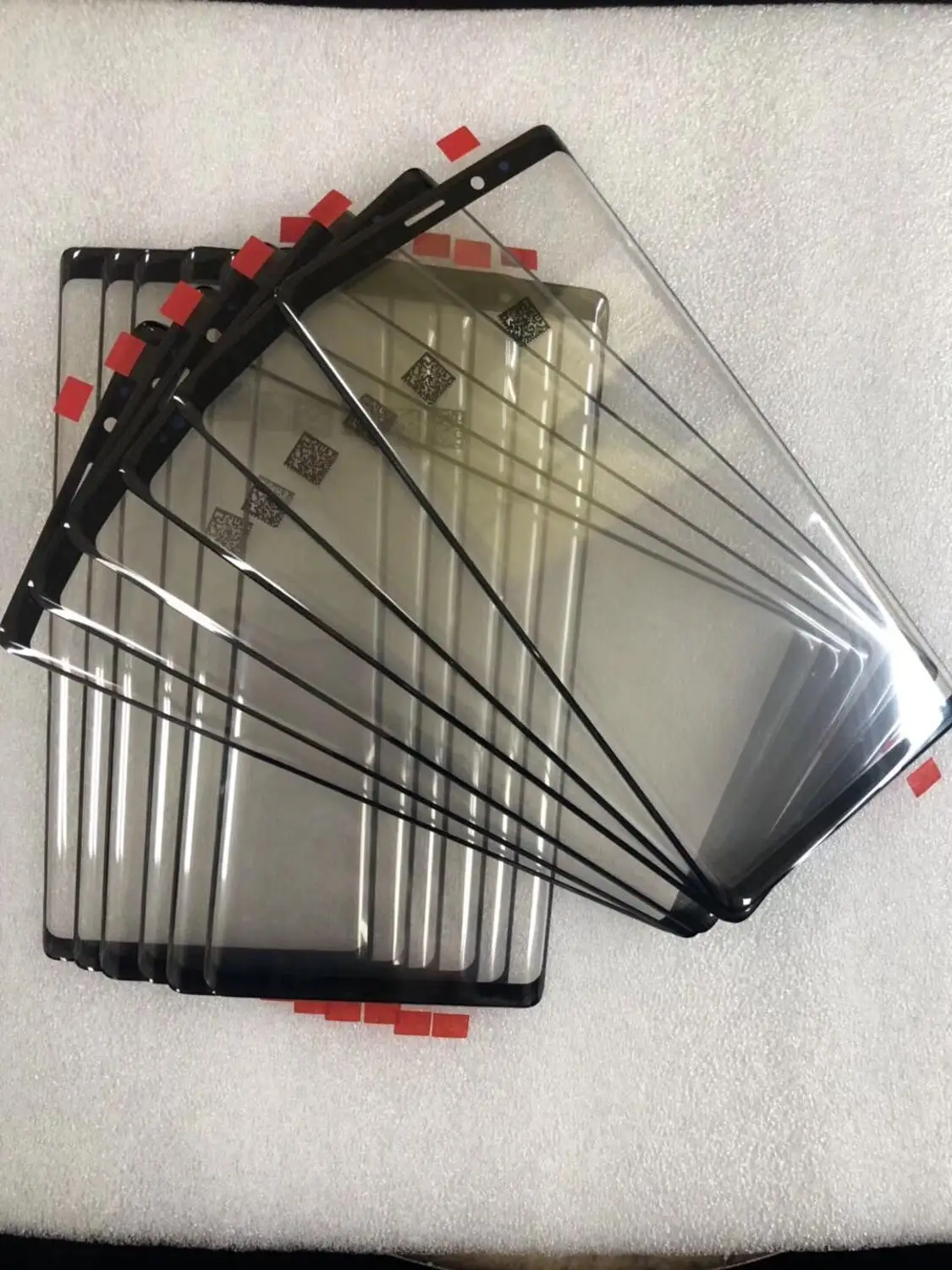 Внешнее стекло для переднего экрана Samsung Galaxy S10 plus Note 10 9 8 S10e S8 S9 A50 A70 5 шт. сменная