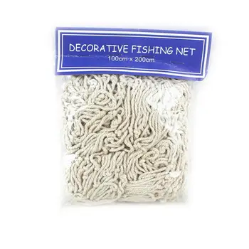 

Fish Net Hanging Ornaments Mediterranean Style 3D Nautical Ocean Hanging Decor Marine Wall Net Fishing Props Theme Y8X2