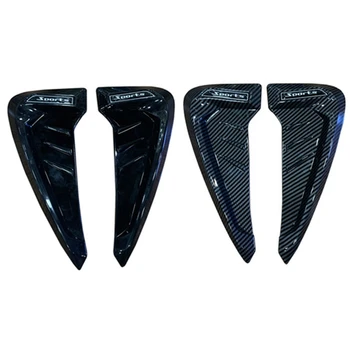 

A Pair Car Vent Air Shark Gills Cover Side Fender Decoration 3D Sticker For BMW X5 F15 X5M F85 Car Tuning Stickers