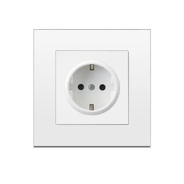 Pop Type-C USB Power Socket German, EU Standard USB  Receptacles,USB C Wall Outlet Russian,2.1A Wall Fast Charger Adapter Poland pc white no usb
