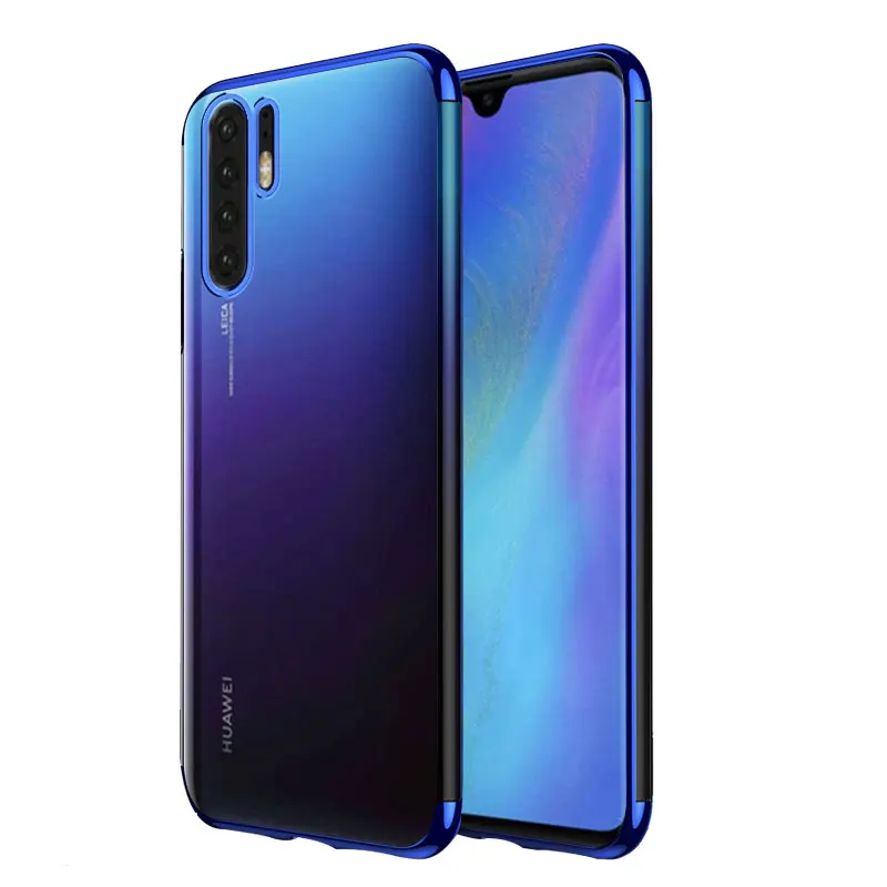 Гальванические мягкие чехлы для Huawei P30 Pro Lite 30Pro Nova 4e Honor 20 9X Ультратонкий