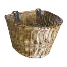 wicker bike basket