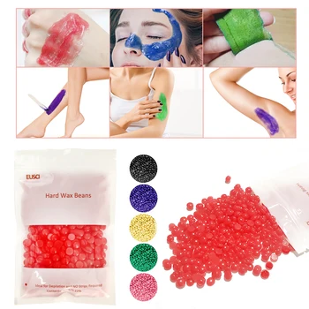 

EUSCI 500g Wax beans Depilatory Hot Film Hard Wax Pellet Waxing Bikini No Strip Hair Removal Bean For Women Men DropShipping