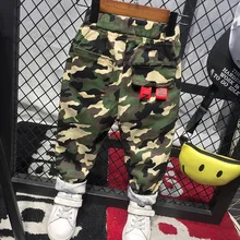 Осенняя одежда для мальчиков; Новинка года; стильная детская одежда в Корейском стиле; повседневные брюки для малышей; ковбойские брюки; сезон весна-осень; модная осенняя одежда