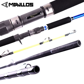 

Mavllos 50kg Max Drag Jigging Fishing Rod Spinning Casting 1.8m 2 Section Super Hard Fast Action Saltwater Surf Spinning Rod