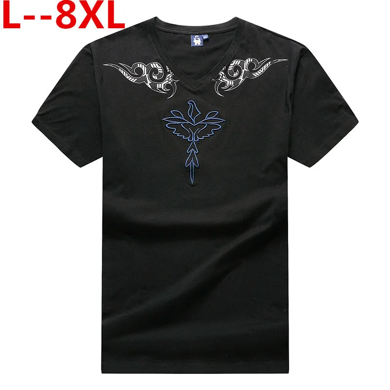 Плюс 8XL 7XL 6XL Хлопковая мужская футболка с принтом Аниме One Punch Man модная классная