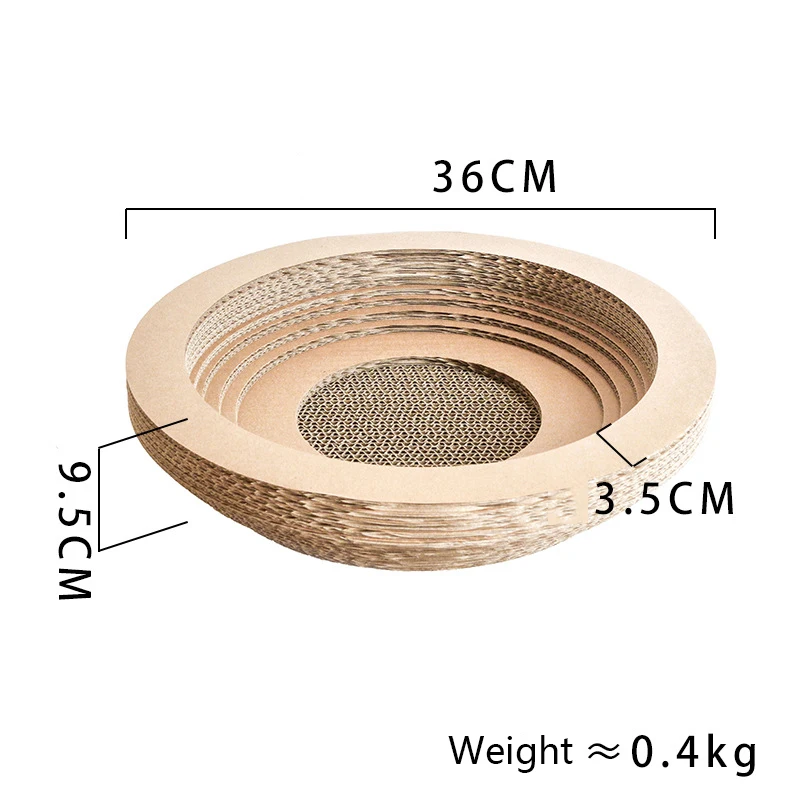 pet toys Large Size Corrugated Paper Cats Scratch Board for Kitten Grinding Nails Interactive Protect Furniture Cat Toy Cat Scratcher Toy cat chew toys