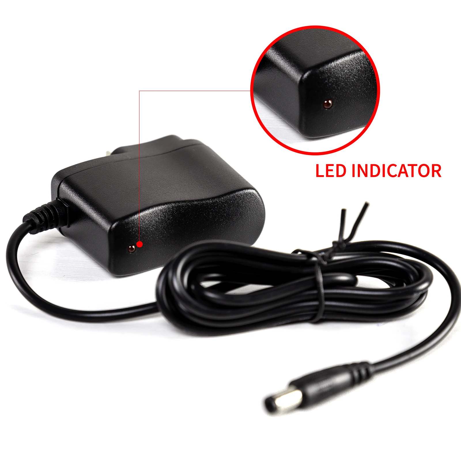 FLAMMA Guitar Effects Pedal Power Supply Adapter 9V 300mA Tip Negative