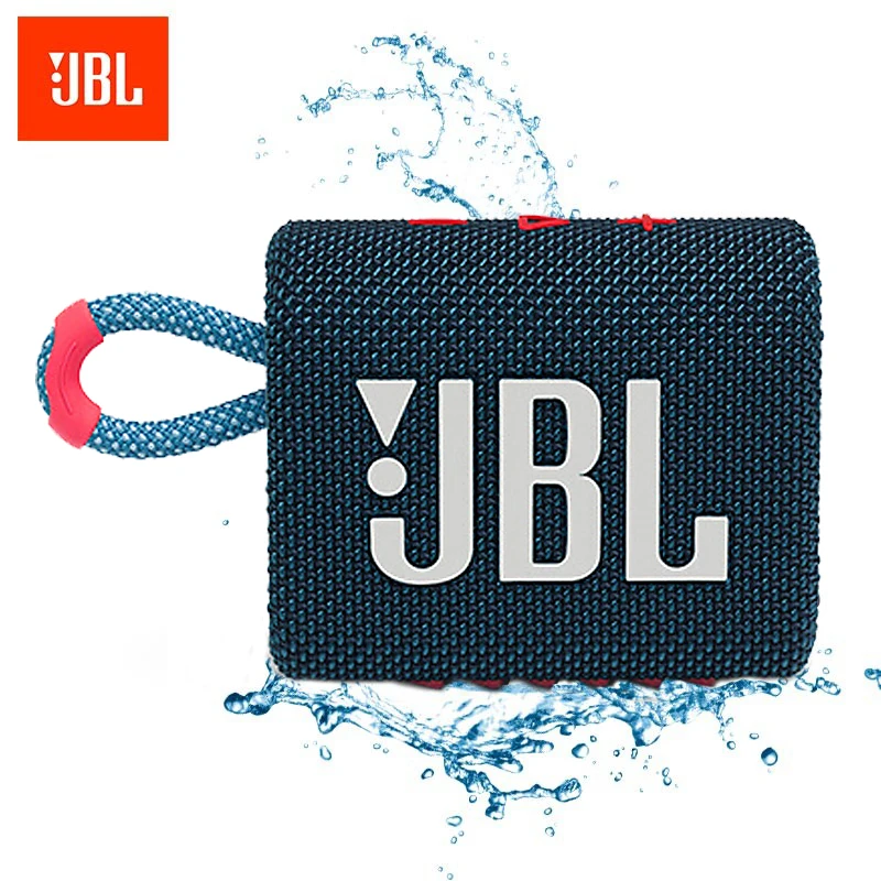 JBL GO3 inalámbrico Bluetooth 5,1 altavoz ir 3 altavoz portátil resistente al agua al aire libre altavoces deporte bajo sonido 5 horas de la batería
