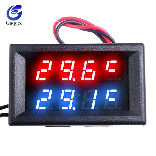 4 Digit 4V-28V Blue