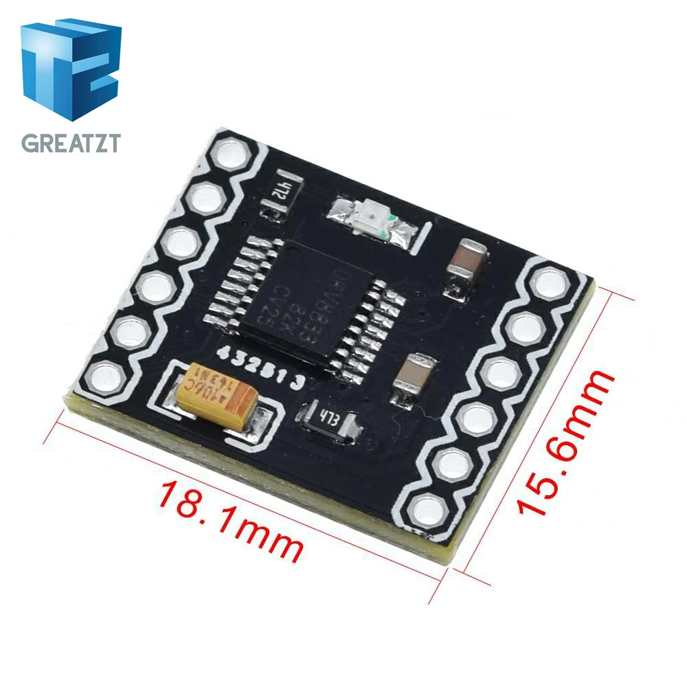 2 канальная плата модуля драйвера двигателя постоянного тока GREATZT DRV8833 1 5 А 3 10 в|dc