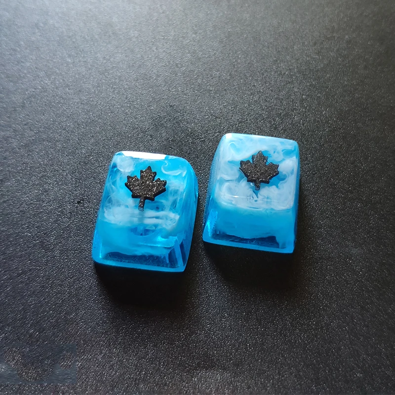 Feito à Mão Keycap para mx Keycaps para Preto Resina Interruptor Teclado Mecânico Gelo Pele Backlit Chave Boné 1pc - Imagem 5