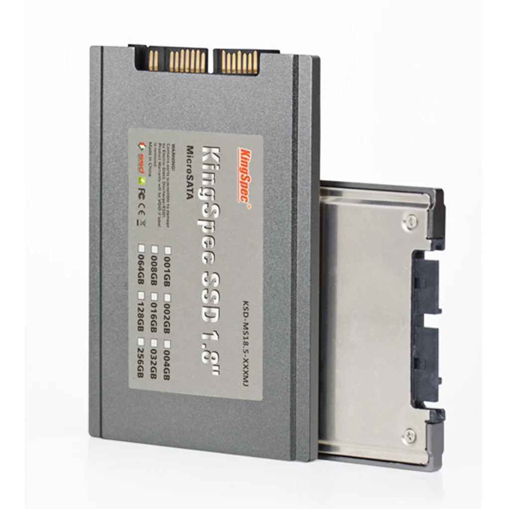 KingSpec KSD-MS18.5-064MJ 1.8 inch Micro-SATA 64GB Solid State Drive MLC SSD