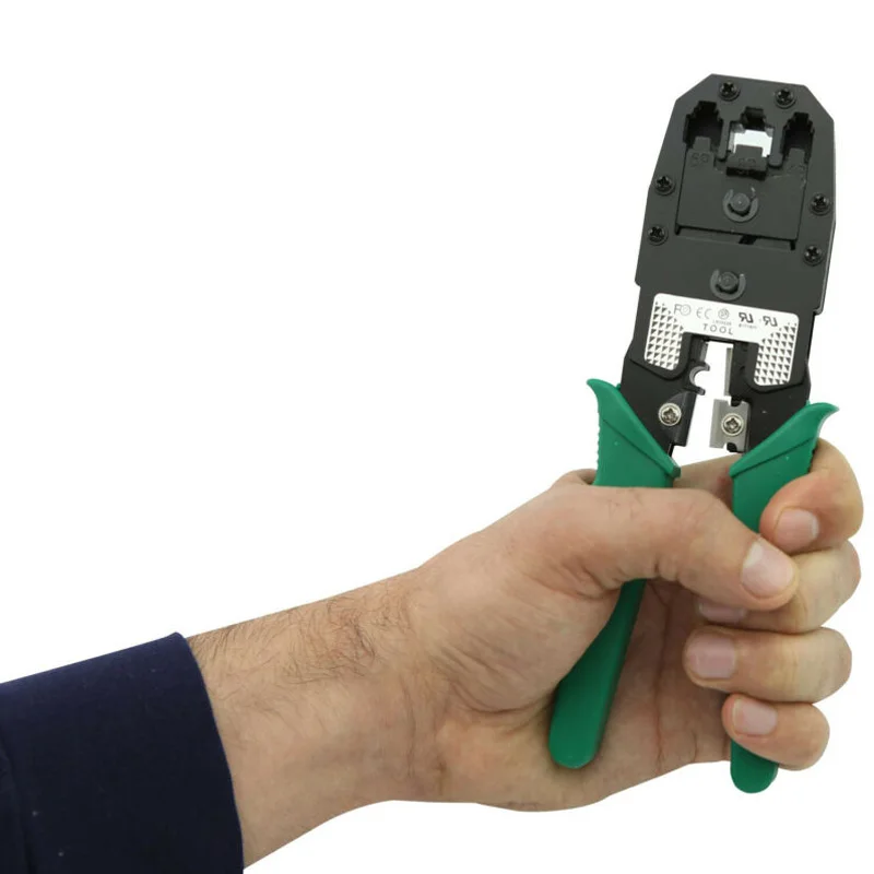 

RJ45 RJ11 RJ12 Wire Stripper Connector Network Cable Tool Fit For Cat5 Crimper