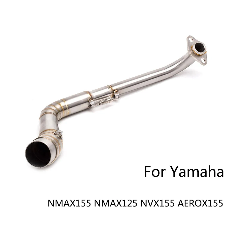 

Exhaust System for Yamaha NMAX155 NVX155 AEROX155 NMAX125 Motorcycle Header Mid Pipe Slip On 51 mm Exhaust Pipe Stainless Steel